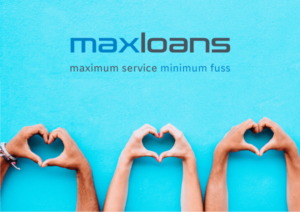 max loans logo with brand image