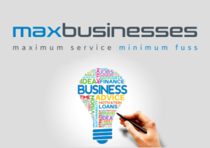 max businesses logo with brand image