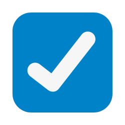 blue checkbox icon